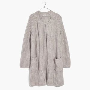 Madewell | Wafflestitch Sweater-Coat